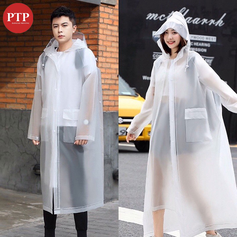 Áo mưa bộ 6 Áo mưa bộ trong suốt