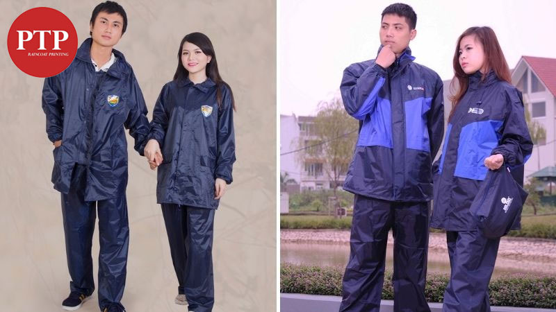 Áo mưa bộ 11 Đặt in áo mưa bộ số lượng lớn tại PTP