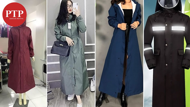 Áo mưa măng tô (manto) 4 Áo mưa măng tô 2 lớp