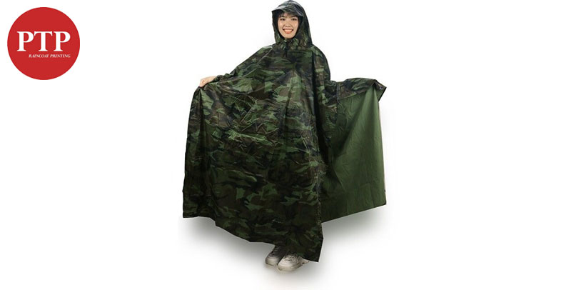 Áo mưa quân đội 3 Áo mưa cánh dơi quân đội