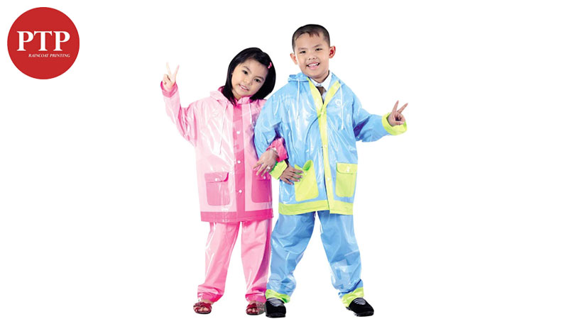 Áo mưa trẻ em 2 Áo mưa bộ trẻ em