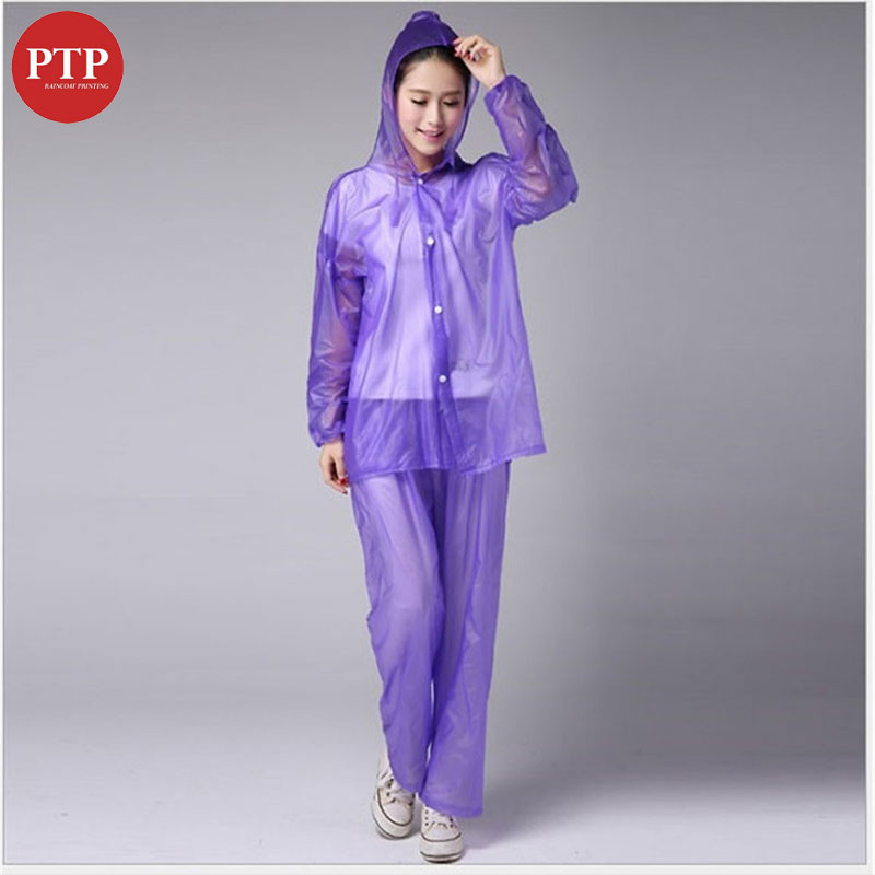 Áo mưa bộ nhựa PVC