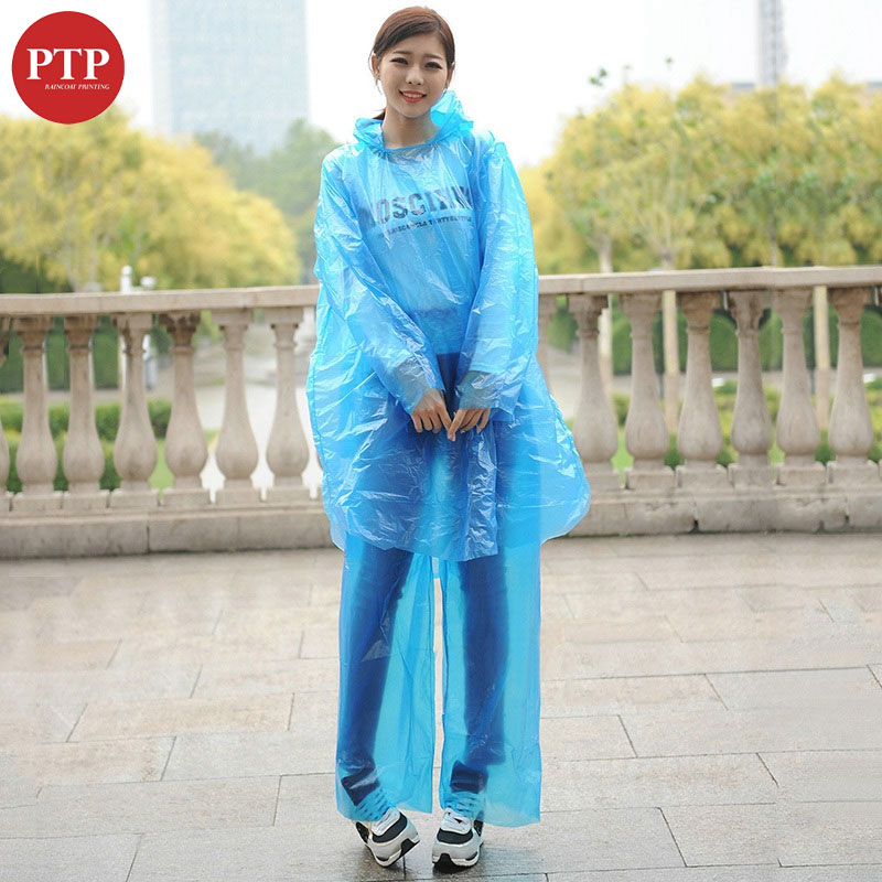 Áo mưa bộ nylon/polyester phủ chống thấm