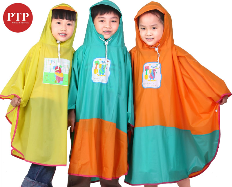 Áo mưa trẻ em cao cấp poncho